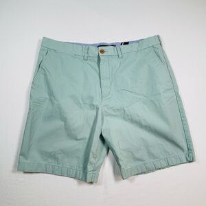 Tommy Hilfiger Men's Light Green Shorts Size 40, 100% Cotton
